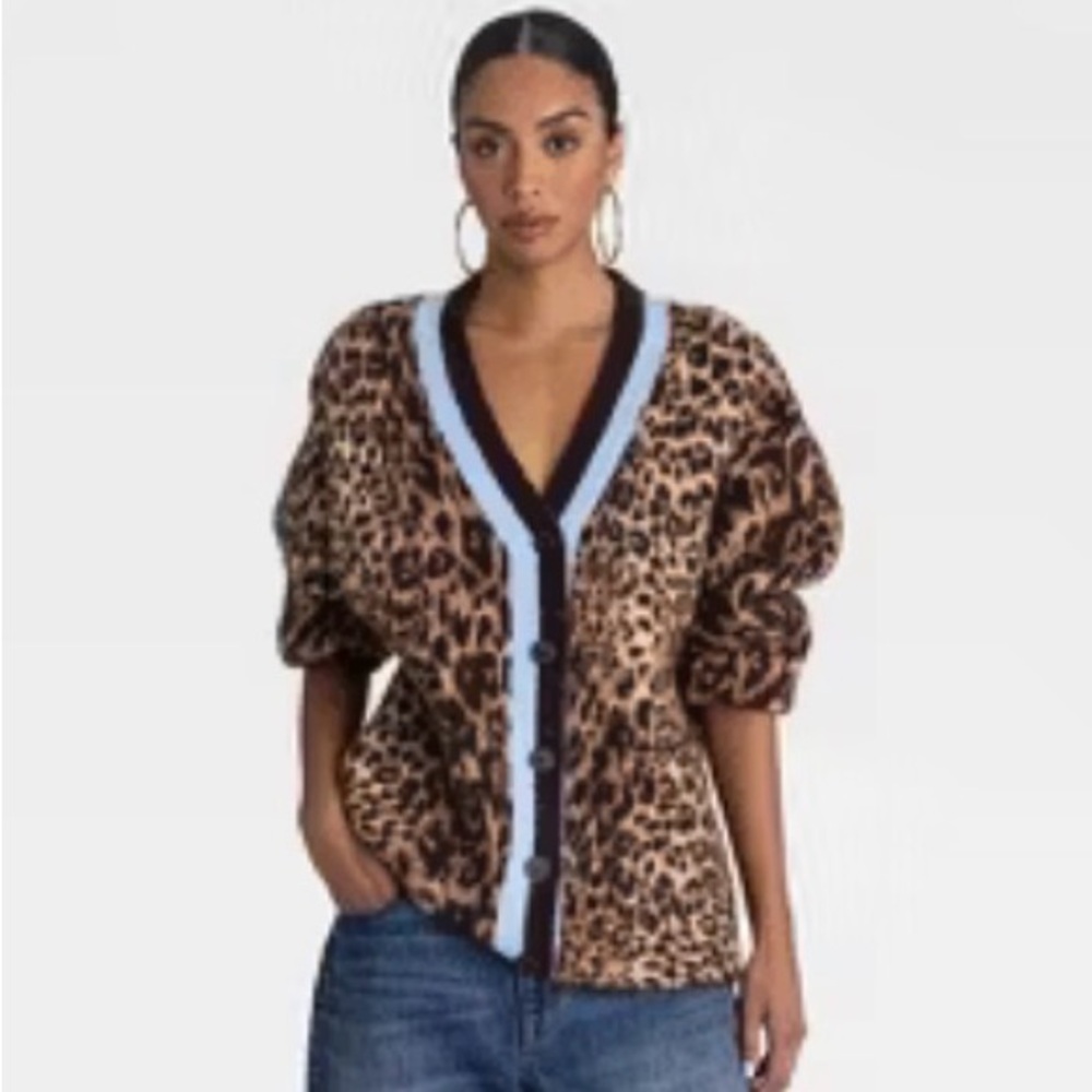 Hot item!! Animal Print Cardigan by KBB by KAHLANA